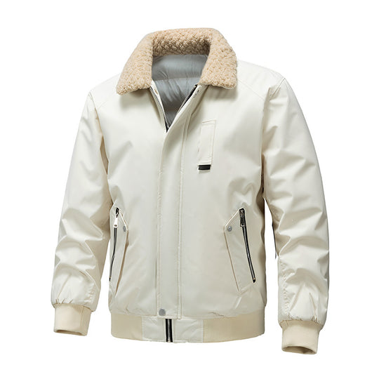 Herren Bomberjacke mit Teddykragen und wasserabweisendem Außenmaterial Shop Nory