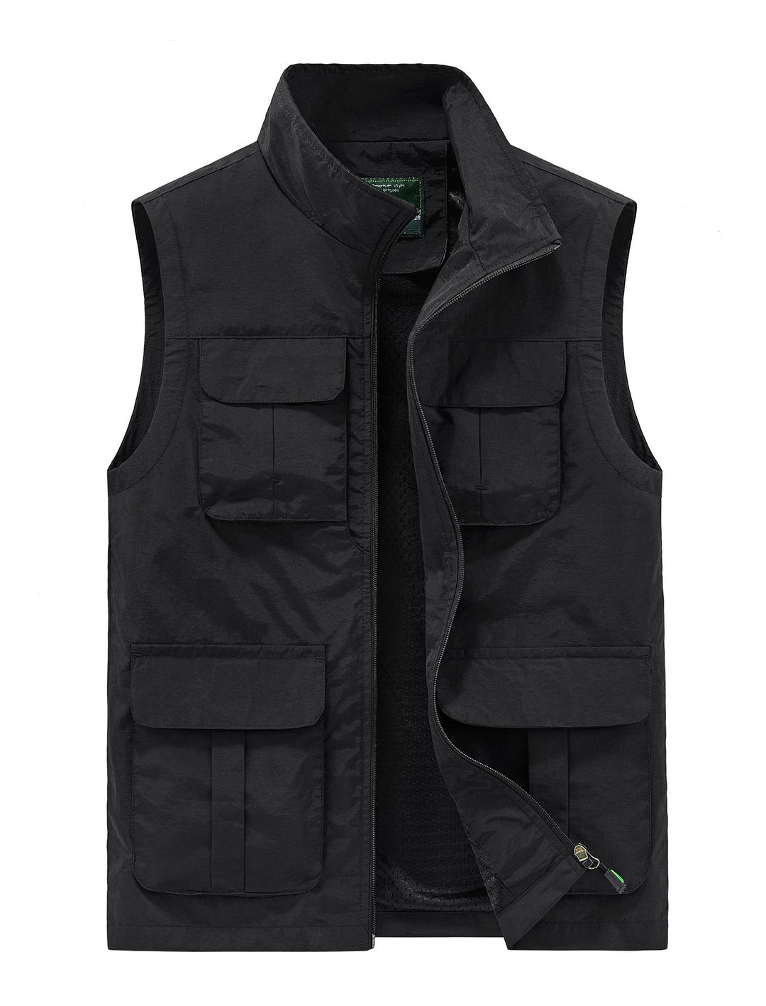 Herren Multifunktionale Utility-Weste mit Mehrfachtaschen und Mesh-Innenfutter Shop Nory