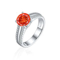 Damen Verlobungsring im eleganten Wellen-Design mit funkelndem Zirkoniabesatz Shop Nory