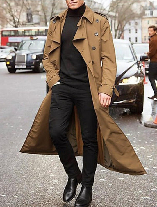 Herren klassischer Trenchcoat