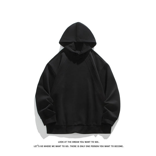 Herren Oversize-Kapuzenpullover mit Raglannähten und minimalistischem Streetwear-Design Shop Nory