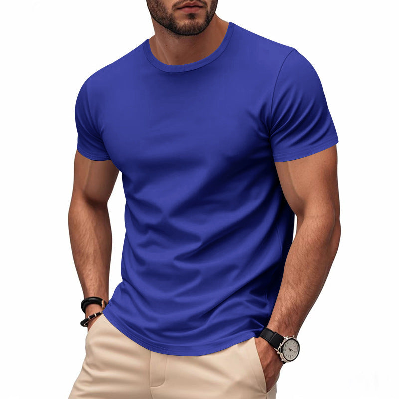 Herren nan leichtes Kurzarm-Funktionsshirt mit Rundhalsausschnitt schnelltrocknendem StretchgewShopnorye und flachen Nähten