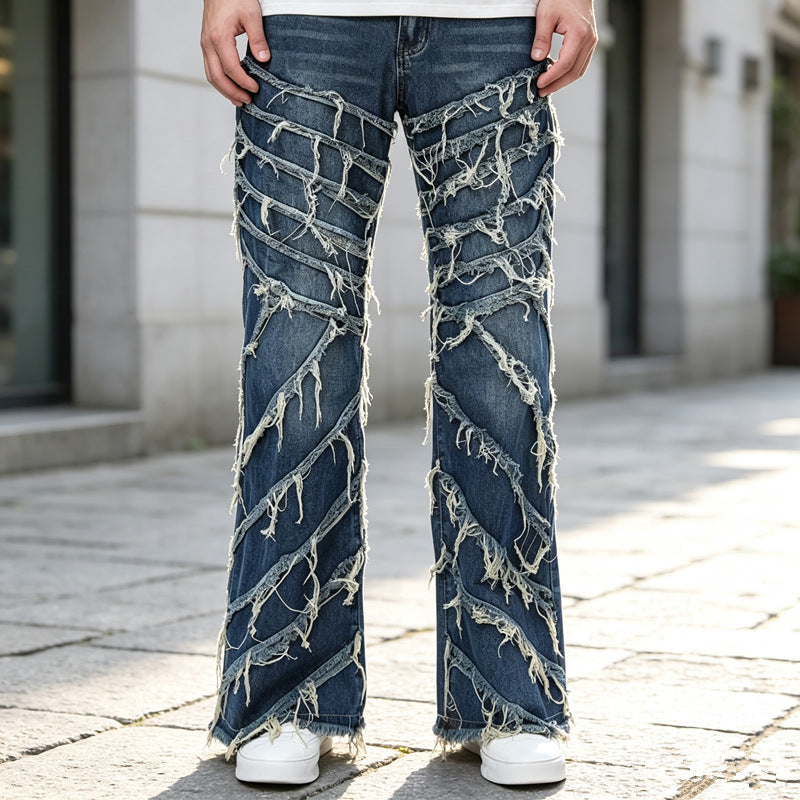 Damen Trendige Ripped Jeans Shop Nory