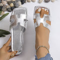 Damen Sandalen mit geschmackvollem Design und komfortablem Absatz