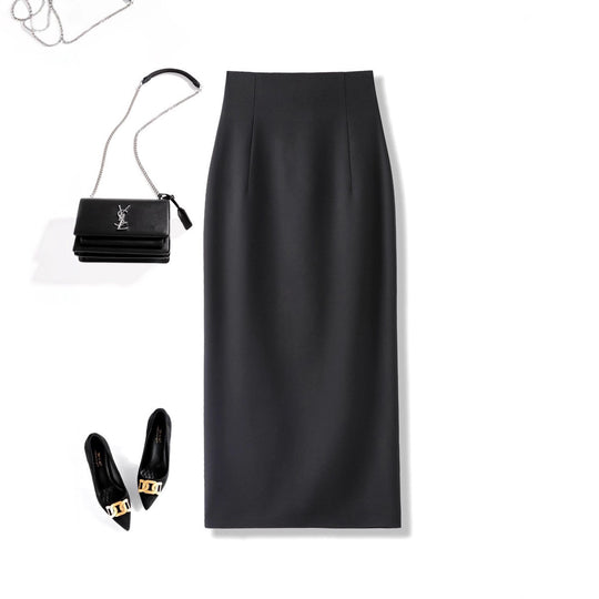 Damen Eleganter Midirock mit Raffungen Shop Nory