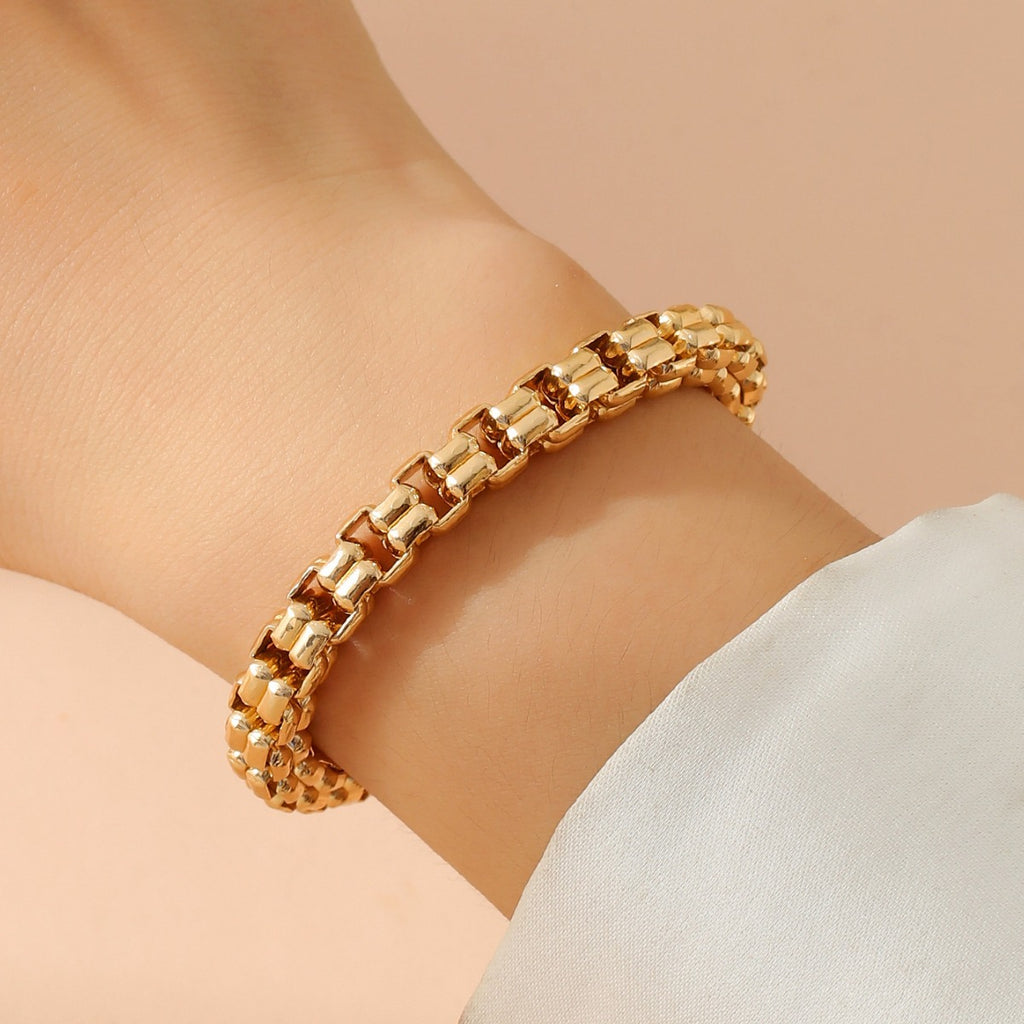 Damen stilvolles und zeitloses Gliederarmband Shop Nory
