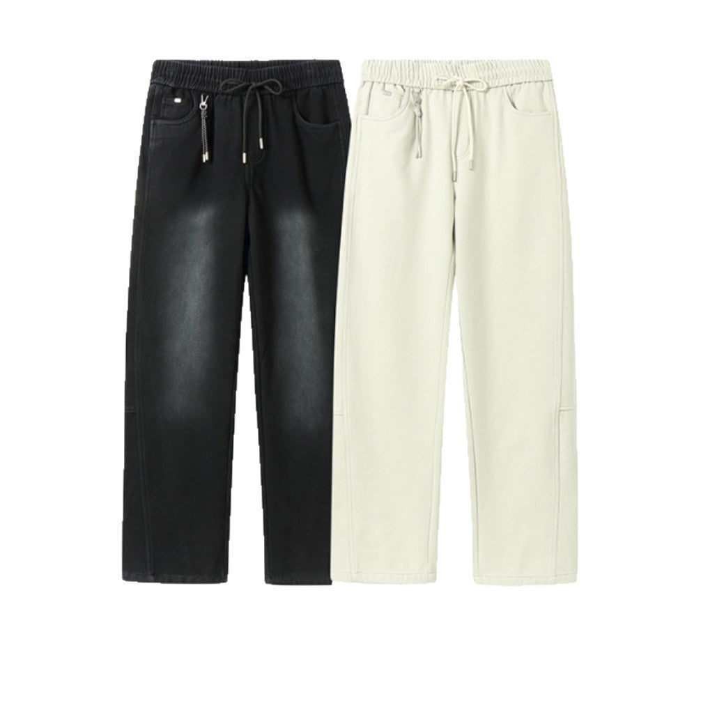 Damen Locker geschnittene Sweathose mit elastischem Bund und Kordelzug Shop Nory