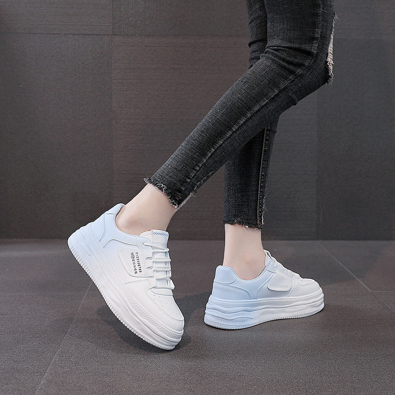Damen modische Plateau Sneakers mit komfortabler Dämpfung