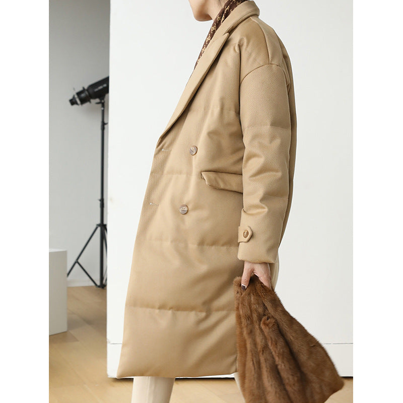 Damen Eleganter und vielseitiger Langblazer Shop Nory