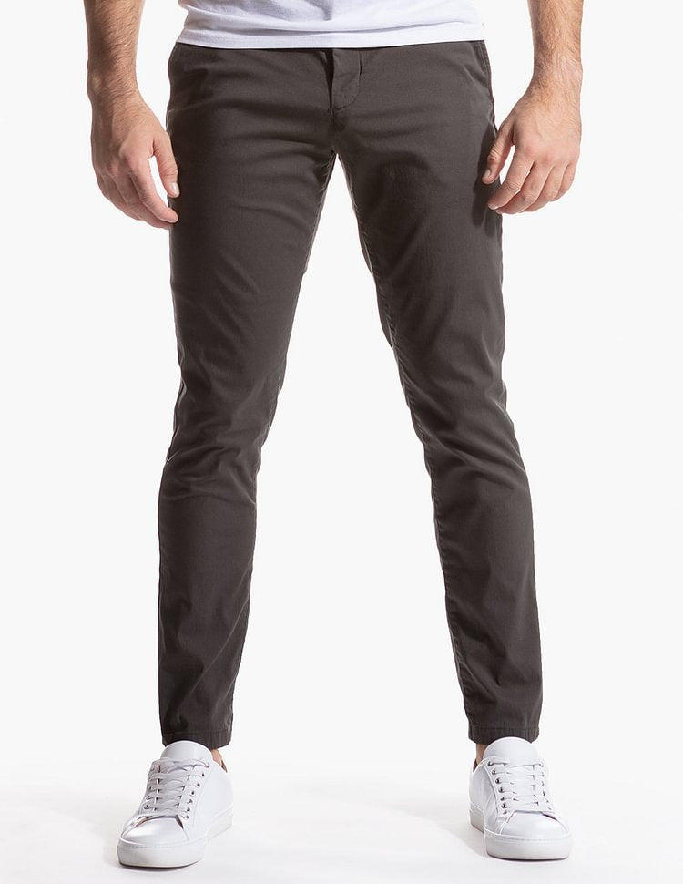 Herren Slim-Fit Chinohose aus atmungsaktivem Material