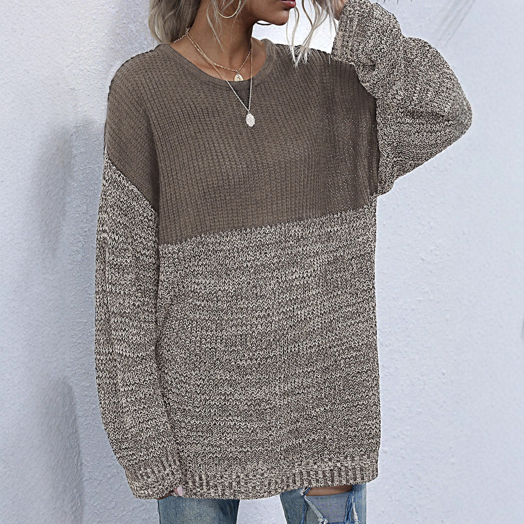 Damen Stilvoller Strickpullover mit luxuriösen Texturen Shop Nory