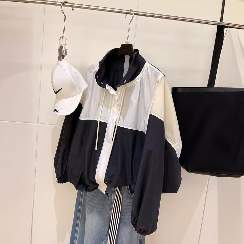 Damen Sportliche Übergangsjacke mit hohem Kragen Shop Nory