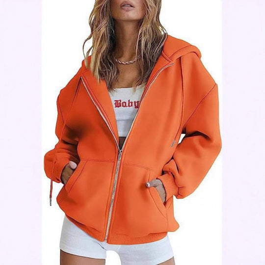 Damen Oversized Kapuzenjacke Shop Nory