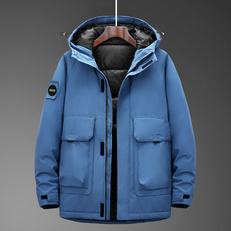 Herren Technischer Parka mit wasserdichter Softshell-Außenhülle und gesteppter Thermoisolierung Shop Nory