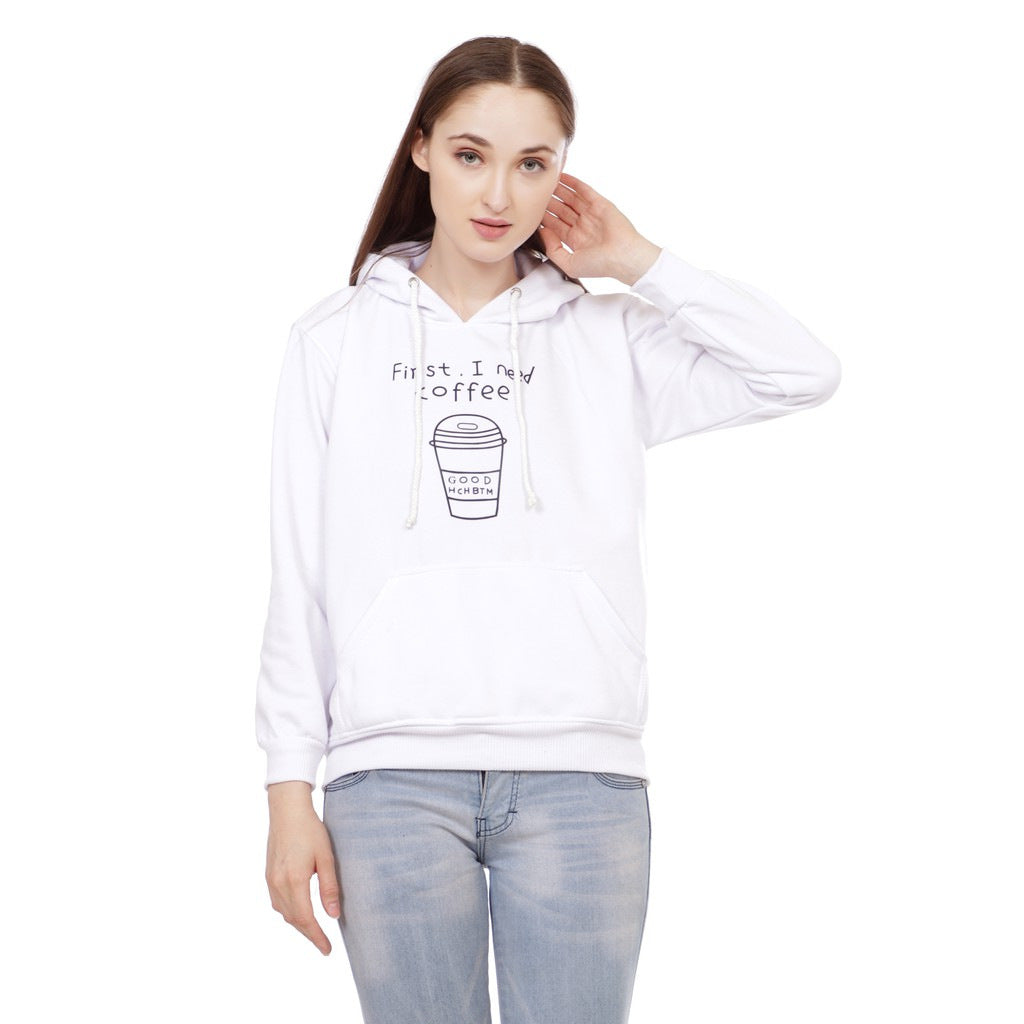 Unisex nan lässiger Kapuzenpullover mit Coffee-To-Go Grafik, Kängurutasche und verstellbarer Kapuze Shop Nory