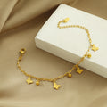 Frauen Verspieltes Schmetterlings Charm Armband Shop Nory