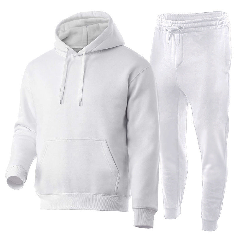 Unisex Premium-Sweatset mit doppelt vernähtem Hoodie, Kängurutasche und ergonomischer Tapered-Jogginghose Shop Nory