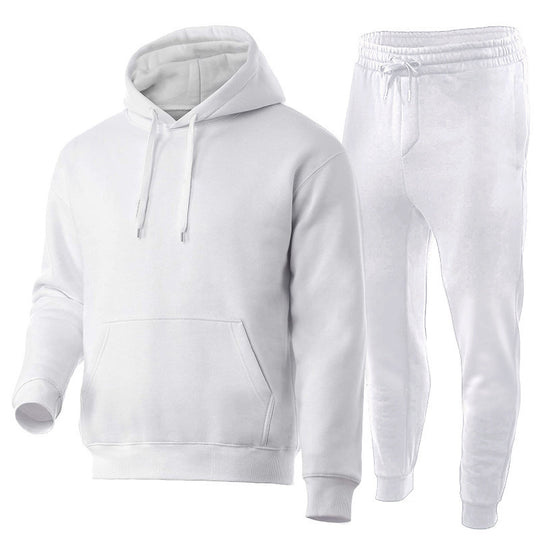Unisex Premium-Sweatset mit doppelt vernähtem Hoodie, Kängurutasche und ergonomischer Tapered-Jogginghose Shop Nory