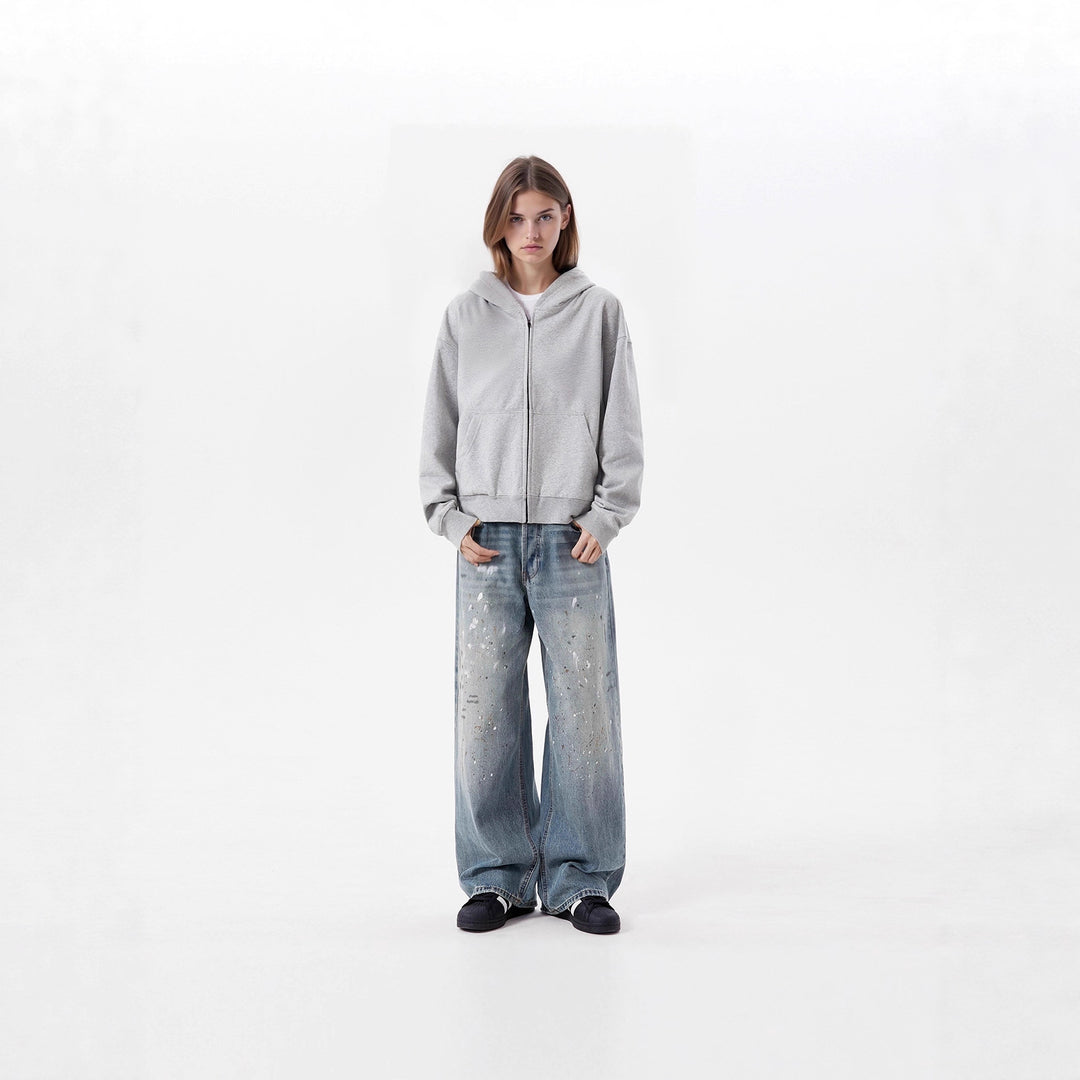 Damen Weitgeschnittene Jeans mit einzigartigen Zerstörungsdetails Shop Nory