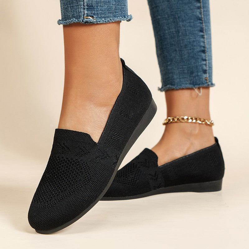 Damen Atmungsaktive und flexible Slip-On Schuhe