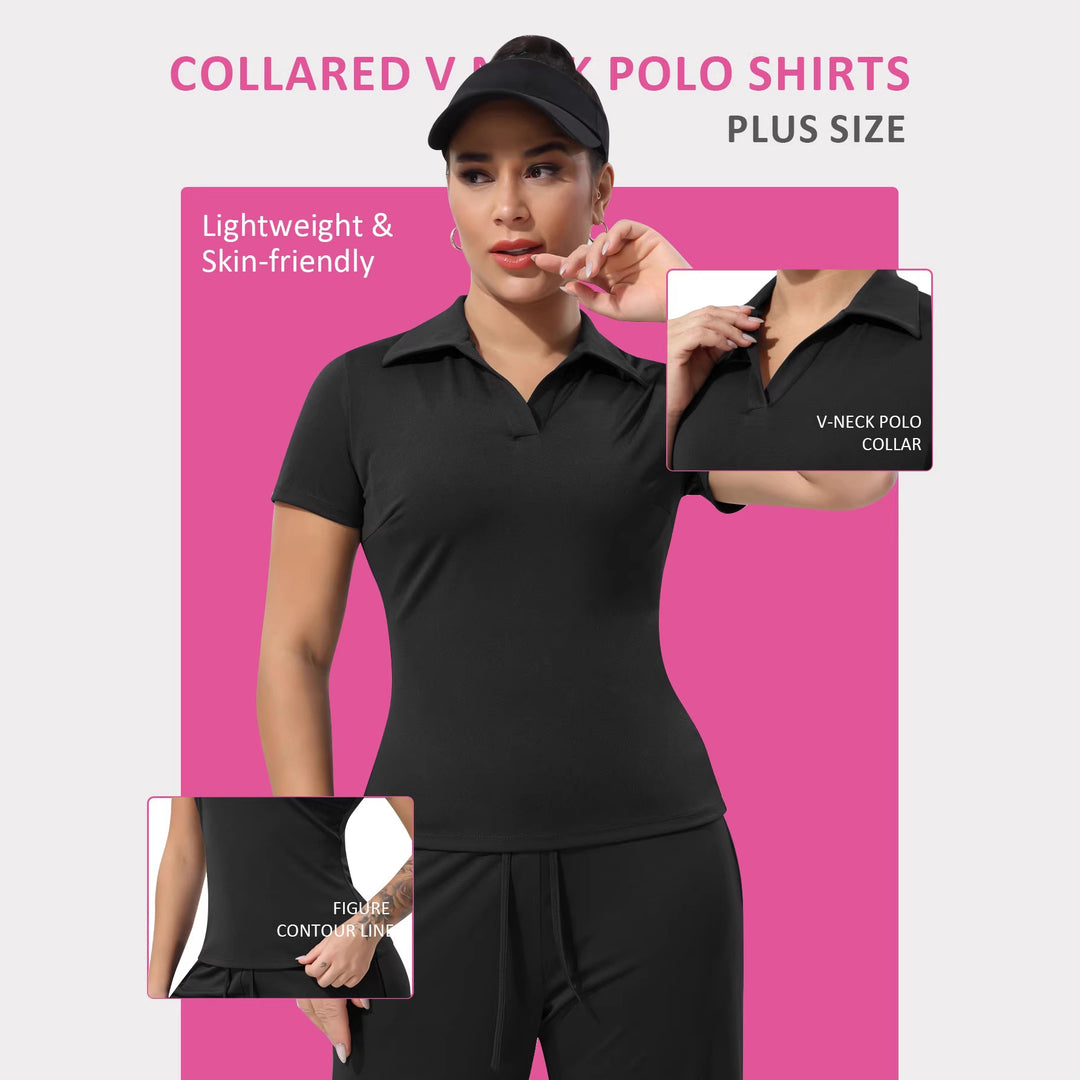 Damen Tailliertes Funktions-Polo mit Stretchjersey und Performance-Atmungsaktivität Shopy Nory