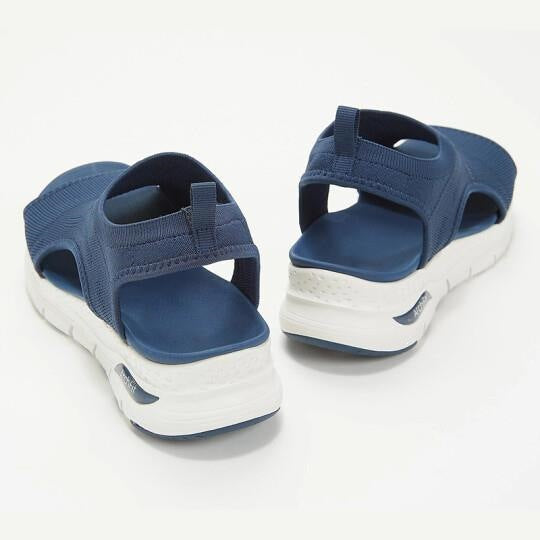 Damen Sportive Strick-Slingback Sandalen mit Chunky-Sohle Shop Nory