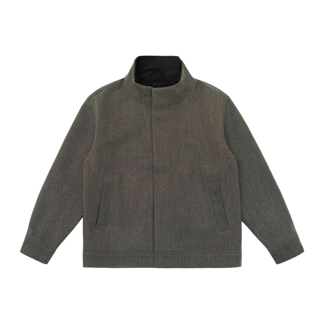 Herren Kurzjacke aus Wollmix im Boxy‑Cut mit hoch geschlossenem Funnelkragen Shop Nory