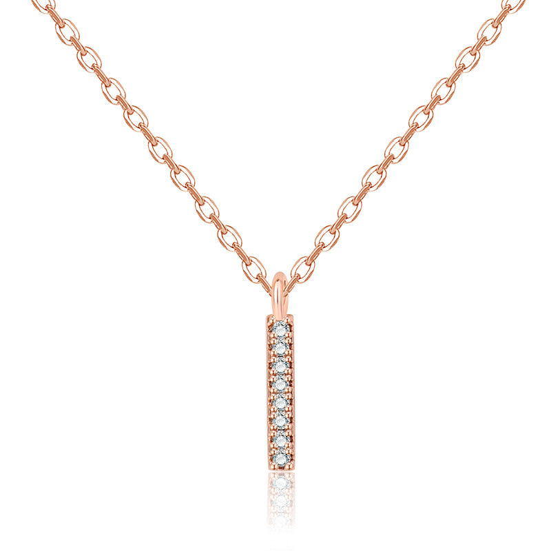 Damen Moderne Halskette mit strahlendem Zirkonia-Anhänger Shop Nory