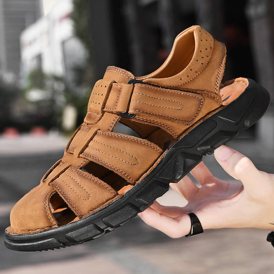 Herren bequeme Sandalen aus hochwertigem Leder