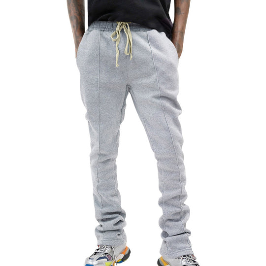Herren Tapered-Trainingshose mit elastischem Bund, Kordelzug und seitlichen Kontraststreifen Shop Nory