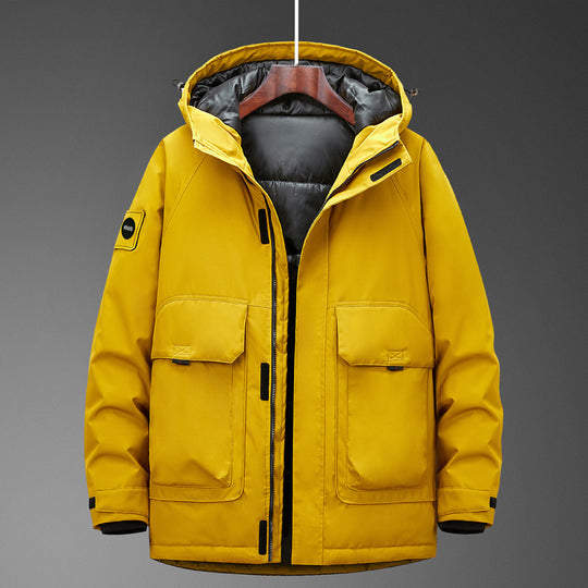 Herren Technischer Parka mit wasserdichter Softshell-Außenhülle und gesteppter Thermoisolierung Shop Nory