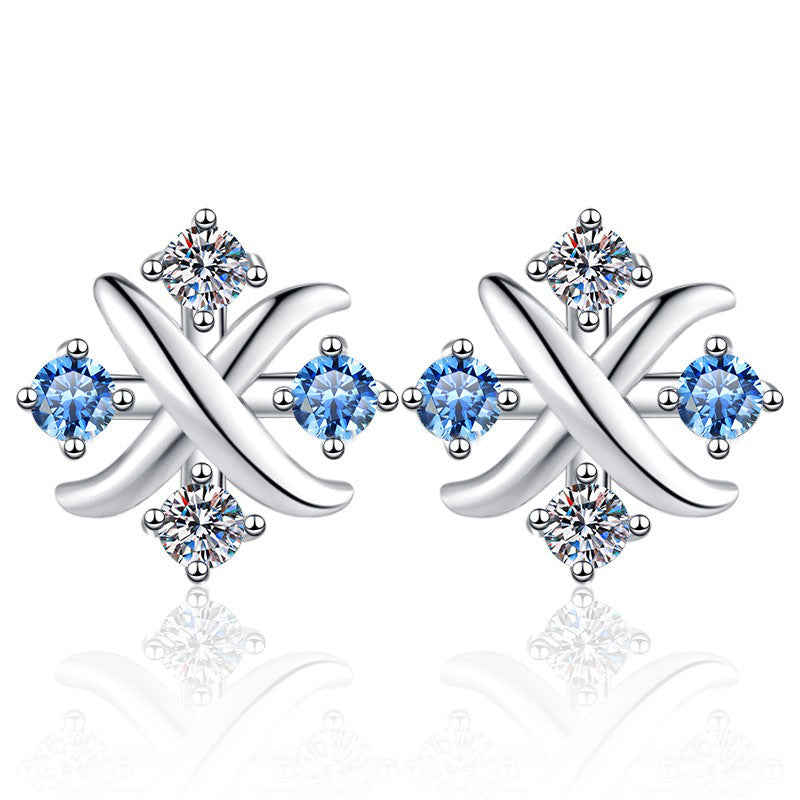 Damen Ohrringe mit verspieltem Design und glitzernden Zirkonia Shop Nory