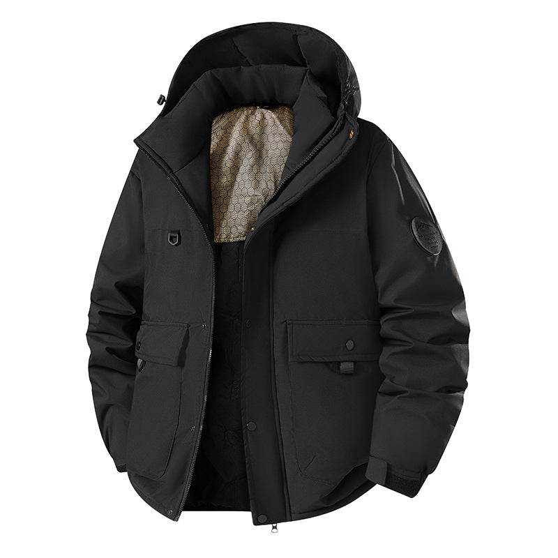 Herren Isolierter Urban-Parka mit Stehkragen und verdeckter Kapuze Shop Nory