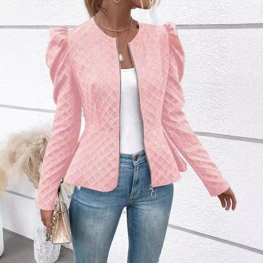 Damen modischer Blazer mit Puffärmeln