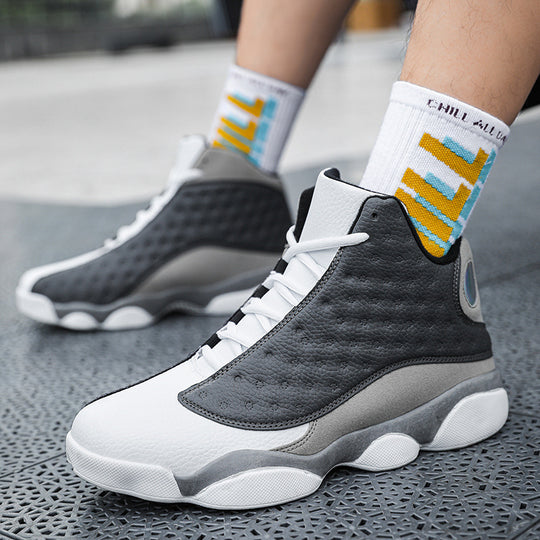 Herren Basketball-High-Top Sneaker mit reaktiver Dämpfung und verstärkter Knöchelstütze Shopy Nory