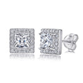 Damen Ohrringe mit quadratischem Zirkonia-Besatz Shop Nory
