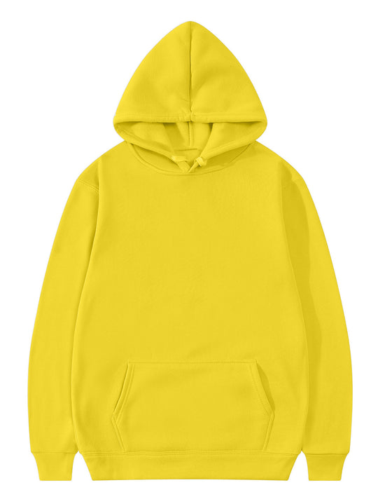 Unisex Oversized Kapuzenpullover aus schwerer Baumwollmischung mit Kängurutasche und gerippten Bündchen Shop Nory