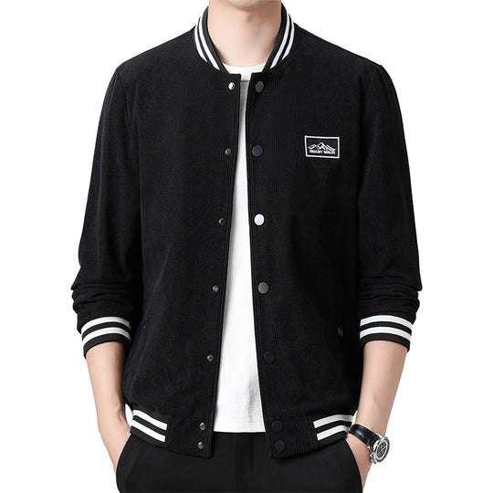 Herren Modische Cordjacke mit Streifen Shop Nory