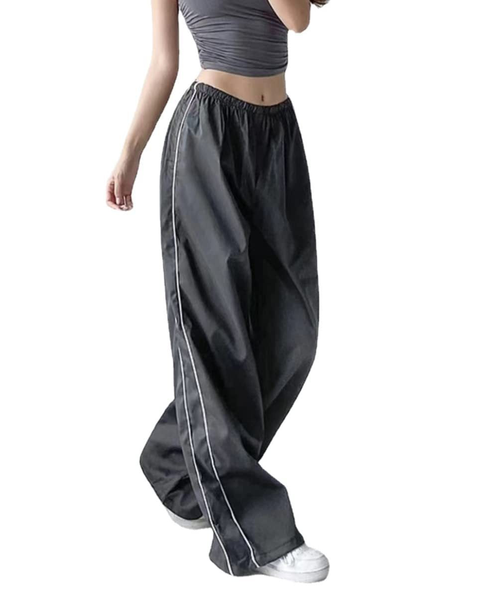 Damen Sportliche Hose mit weitem Schnitt und elastischem Bund