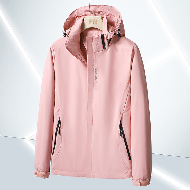 Herren Leichte Softshell-Funktionsjacke mit atmungsaktivem Meshfutter und verstellbarer Kapuze Shop Nory