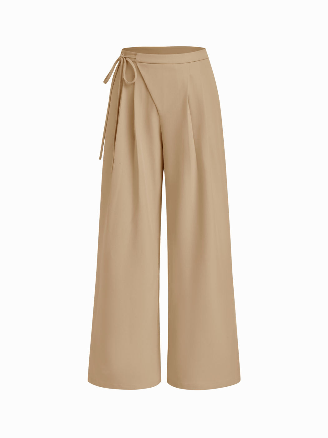 Damen Weite Nadelstreifen-Hose mit Wickel-Taille Shop Nory