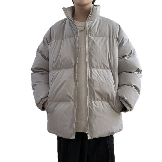 Unisex Oversize Steppjacke mit hohem Stehkragen und Thermofutter Shop Nory