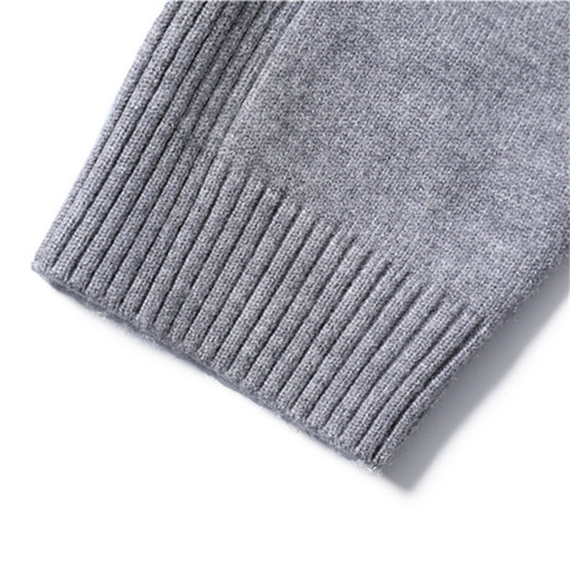 Herren modischer Rollkragenpullover aus feiner Merinowolle