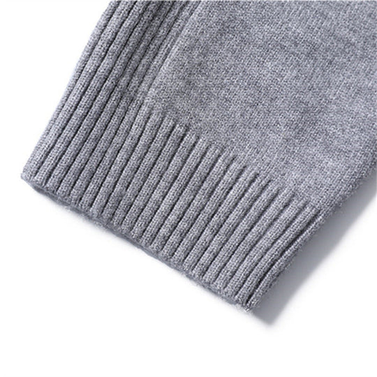 Herren modischer Rollkragenpullover aus feiner Merinowolle