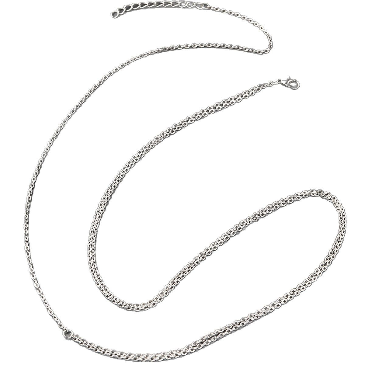 Damen Bauchkette aus hochwertigem Edelstahl mit filigranem Design Shop Nory