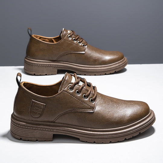 Damen Klassische Lederschuhe mit rutschfester Sohle und elegantem Design
