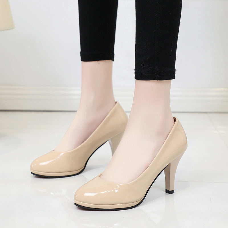 Damen klassische Pumps mit elegantem Blockabsatz und komfortabler Innenpolsterung