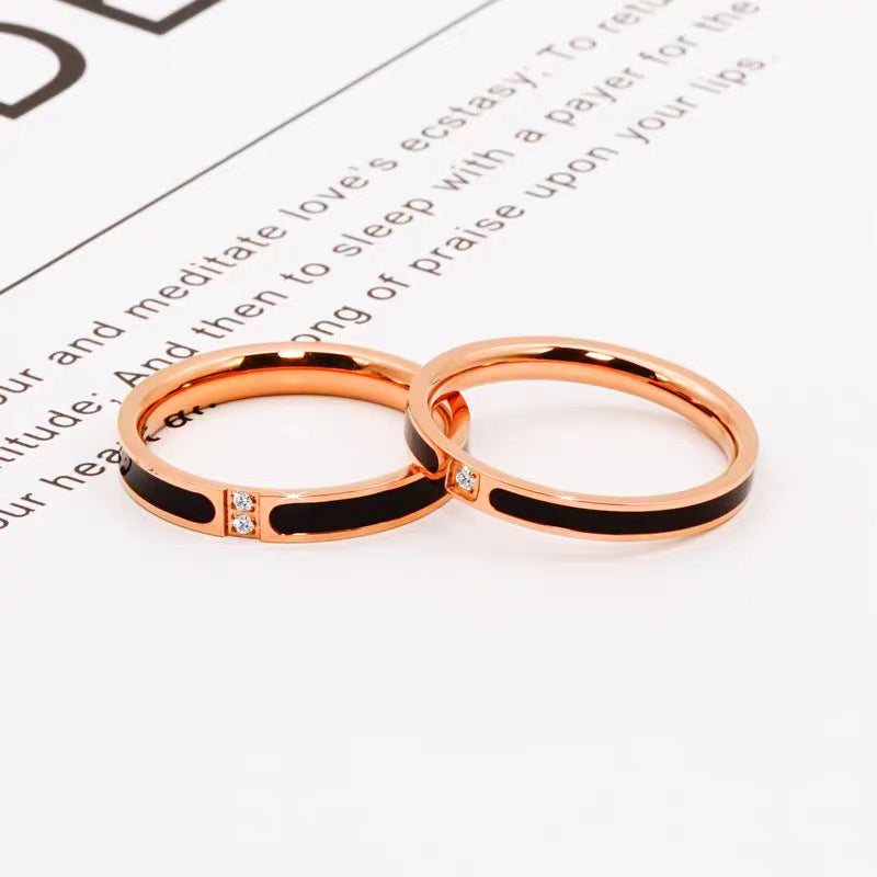 Damen Elegante Zwei-Ton Edelstein Bandring Shop Nory
