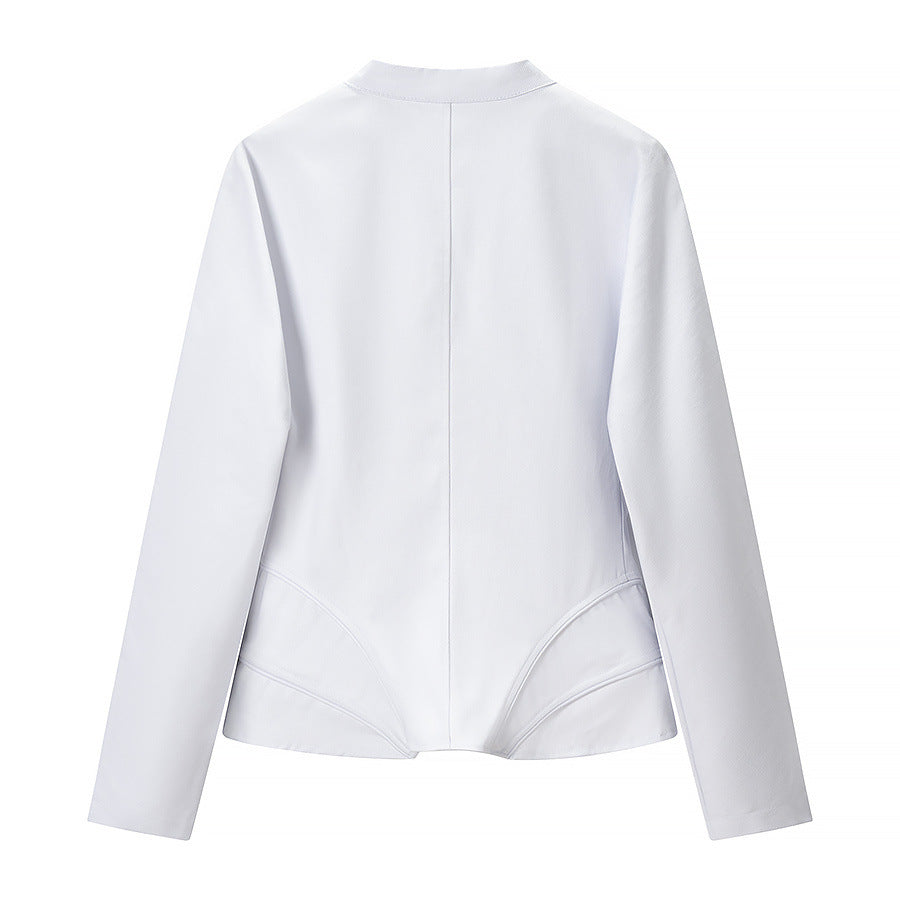 Damen Figurformende Korsagen‑Jacke mit tailliertem Schnitt und Stehkragen Shop Nory