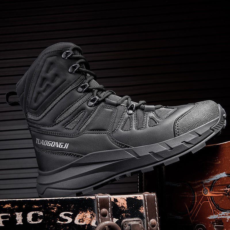 Damen Hochleistungs-Wanderstiefel mit wasserdichtem Obermaterial und rutschfester Sohle Shopnory